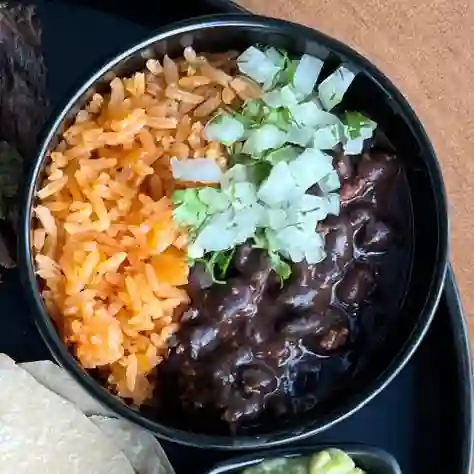 Frijoles Charro con Arroz