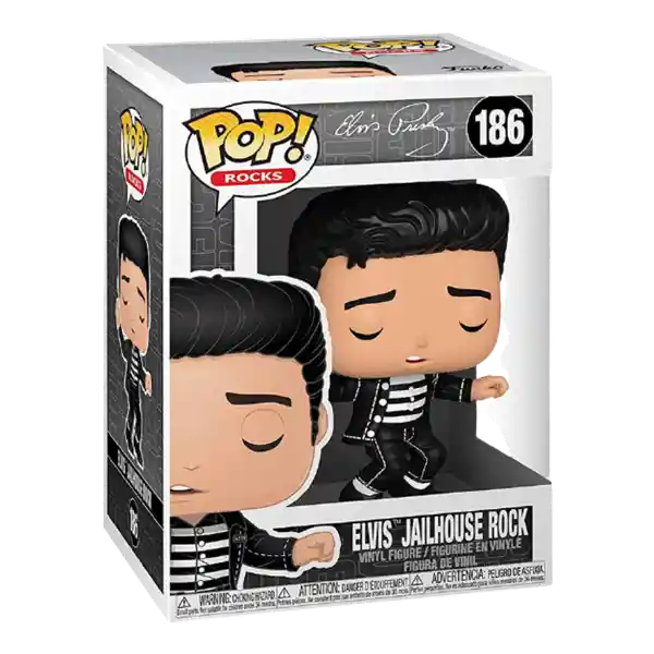 Funko Pop Figura Coleccionable Elvis Jailhouse Rock 186