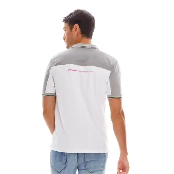 Marithé Frangois Girbaud Polo Manga Corta Hombro y Cuello Gris M