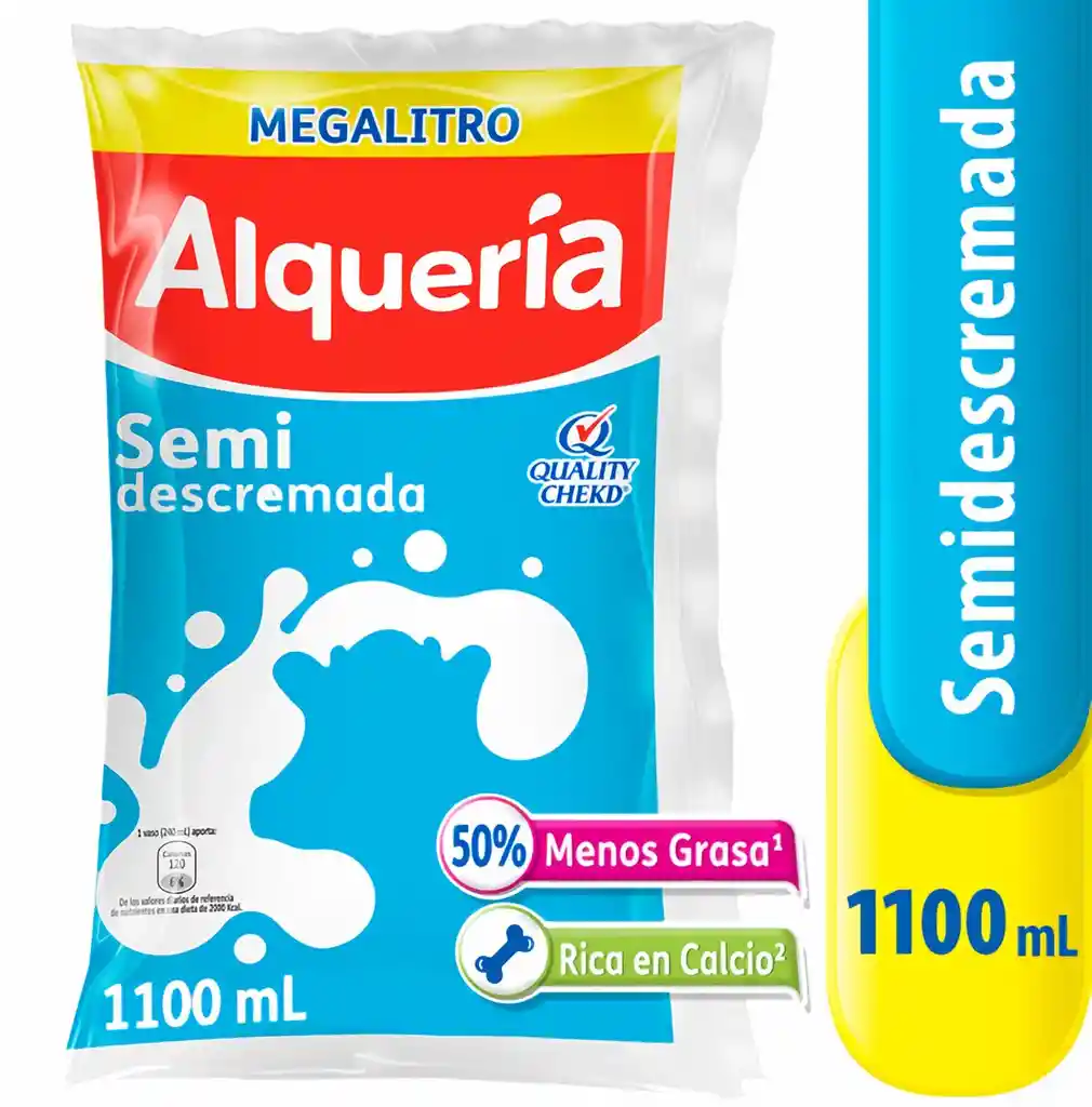 Alqueria Leche Semidescremada