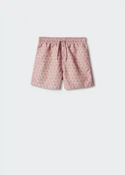 Short Bañador Delhib Salmón Talla 09 Niños Mango
