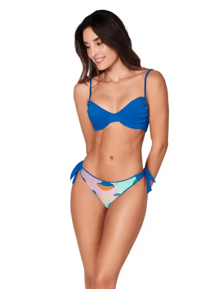 Vestido de Baño Top L-azul