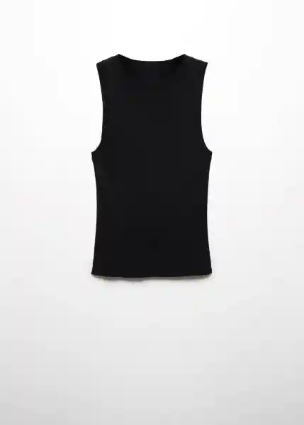 Top Karl Negro Talla 25 Mujer Mango