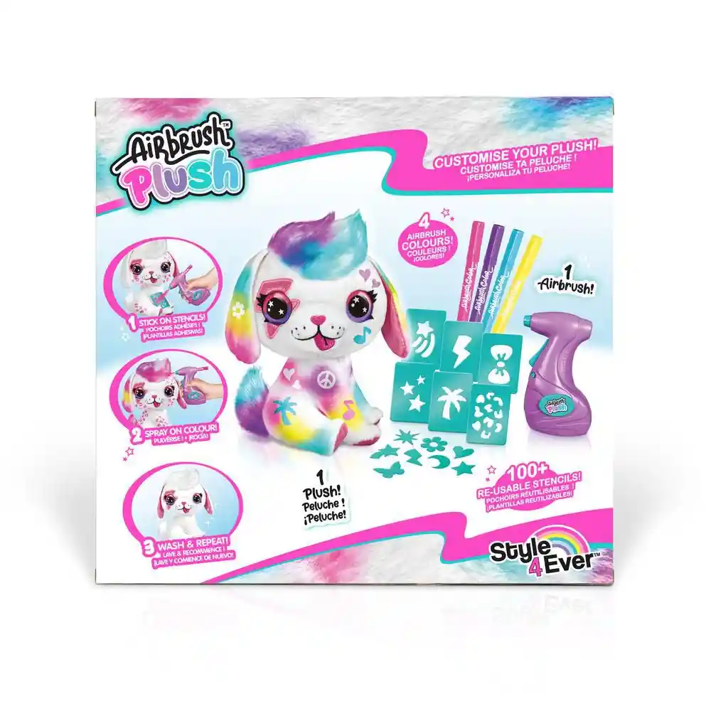 Airbrush Plush Perrito Canal Toys