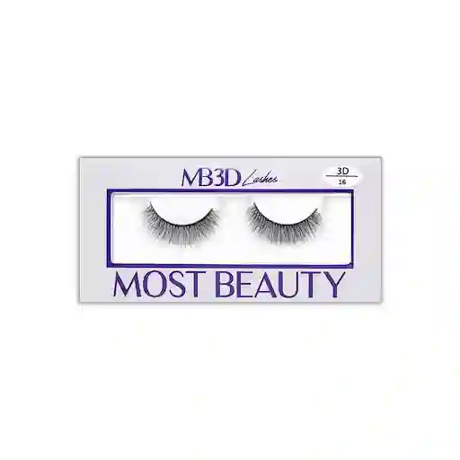 Pestañas Postizas Most Beauty Natural 3d16 X 1 Par