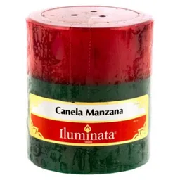 ILUMINATA Vela Decorativa Aroma A Canela Manzana