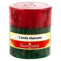 ILUMINATA Vela Decorativa Aroma A Canela Manzana