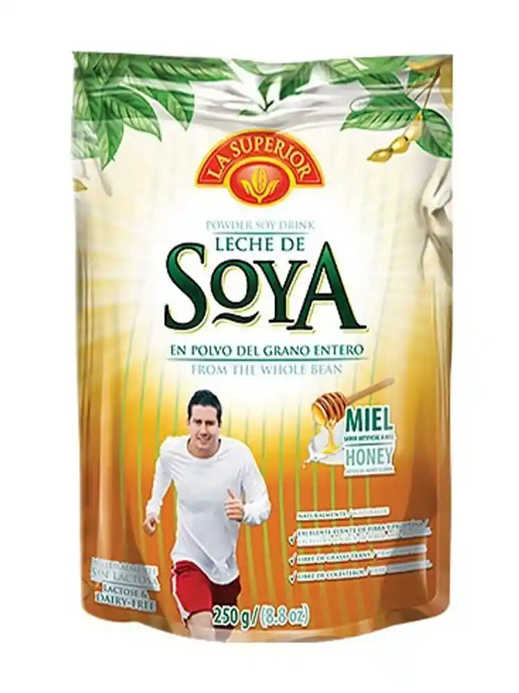 La Superior Leche de Soya Sabor a Miel