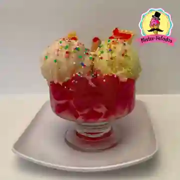 Copa Gelatina con Helado