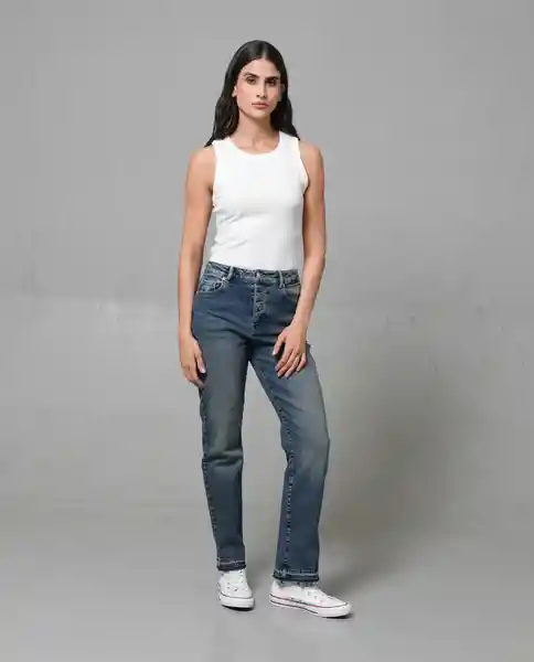 Jean Mujer Azul 12 233 G001_AZU194024 Rifle