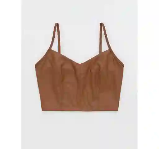 Top Deportivo Café Talla Medium American Eagle