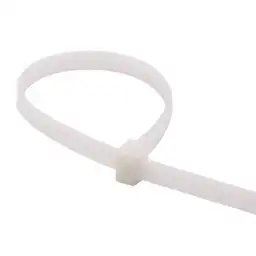 100 Amarres Cinchos Plásticos 10 Cm Fulgore Blancos Fulgore