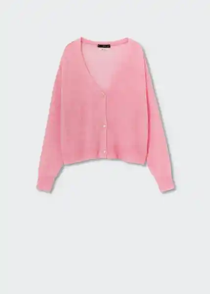 Cardigan Pretty Rosa Talla M Mujer Mango