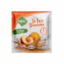 Taeq Té Frío en Polvo Sabor a Durazno