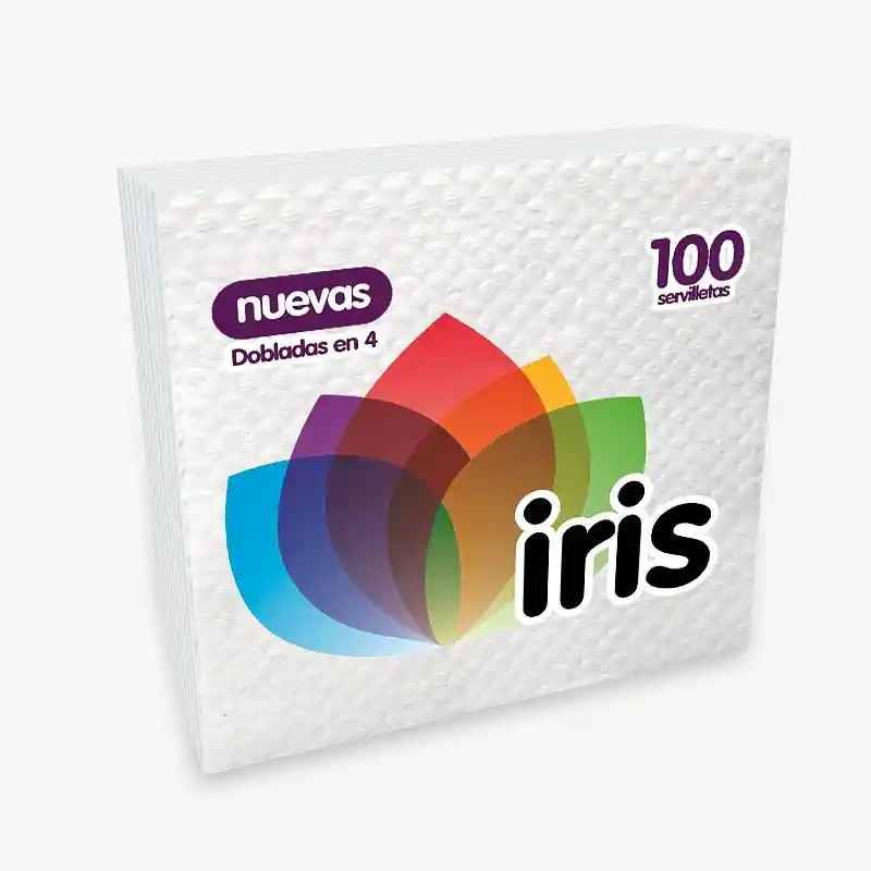 Iris Servilletas Dobladas en 4