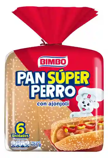 Bimbo Pan Super Perro Ajonjolí 