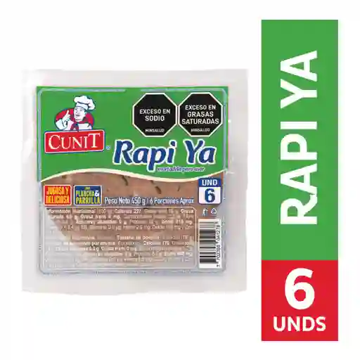 Mortadela Cunit Rapiya Precocida