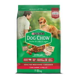 Dog Chow Salud Visible Adultos Medianos y Grandes 8Kg