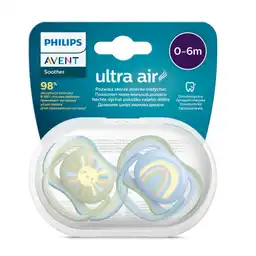 Chupo Entretencion Ultra Air Sol/arcoiris Azu Avent Scf085/58