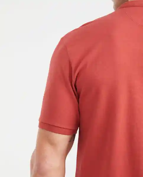 Camiseta Polo Ner# Neck Rojo Granate Oscuro M Chevignon