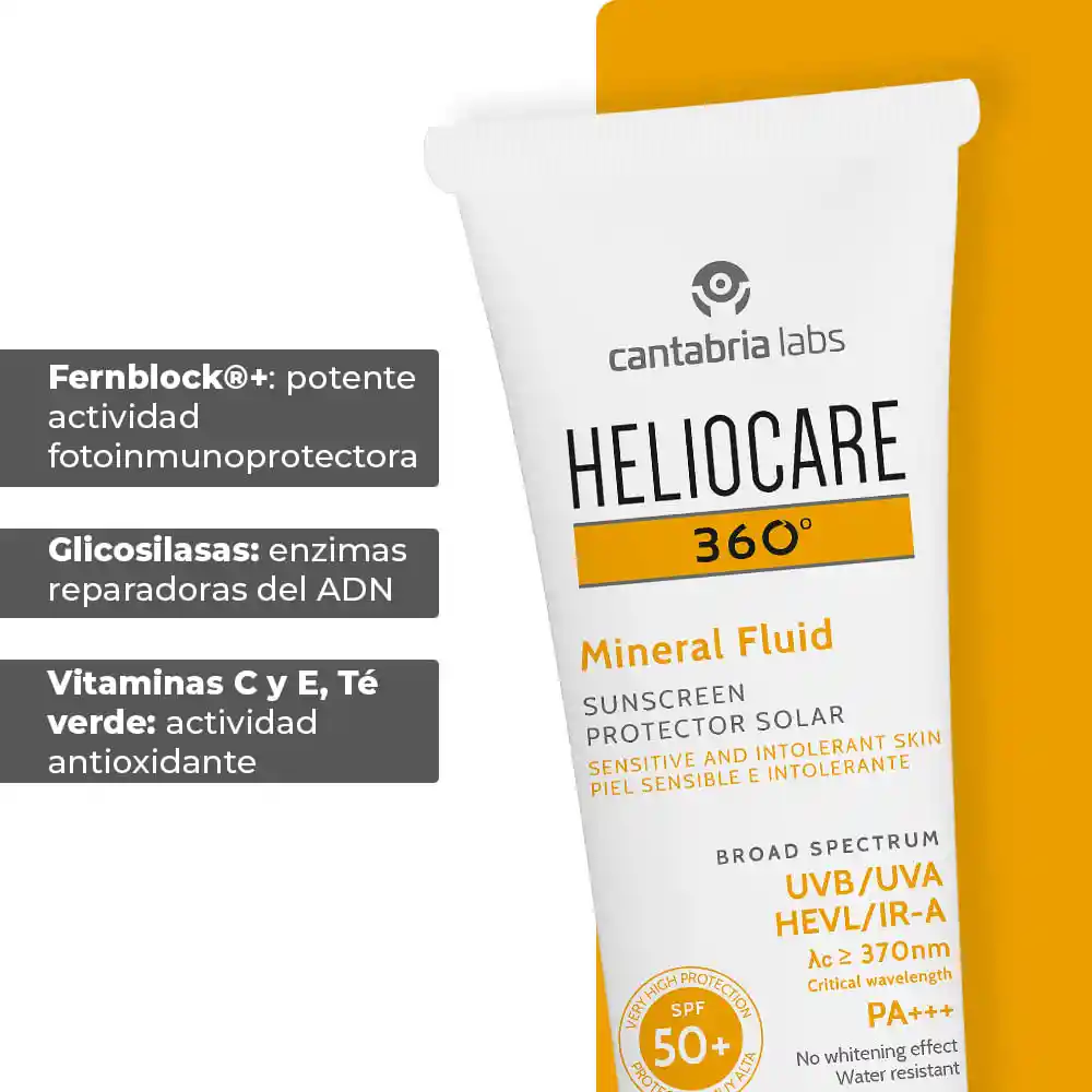 Heliocare Protector Solar Fluido Mineral 360° Spf 50 +