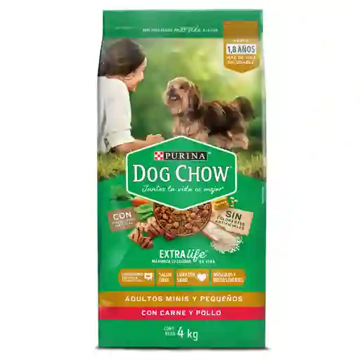 Comida para perro Dog Chow Adulto minis y pequeños x 4 kg