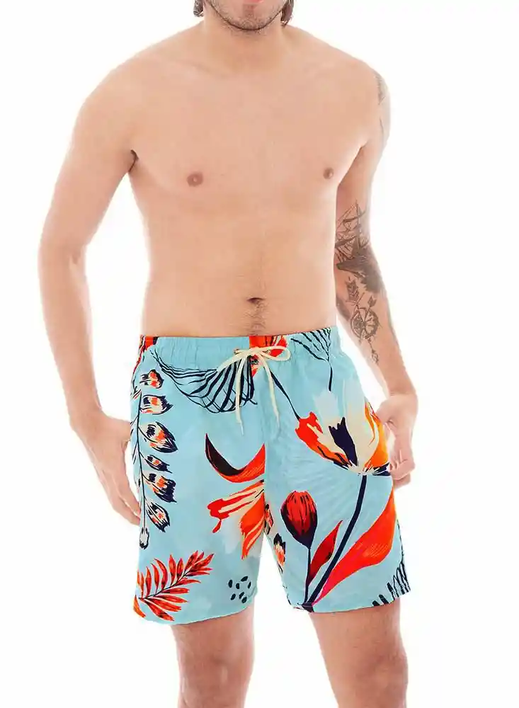 Pantaloneta de Baño Hombre S-estampado