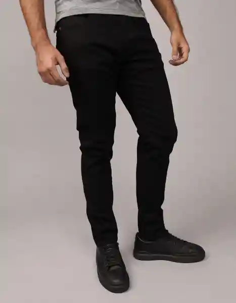 Jean Hombre Negro Talla 32 x 30 6609055 American Eagle