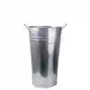 Balde Galvanizado 25 x 45 cm Ambiente Gourmet