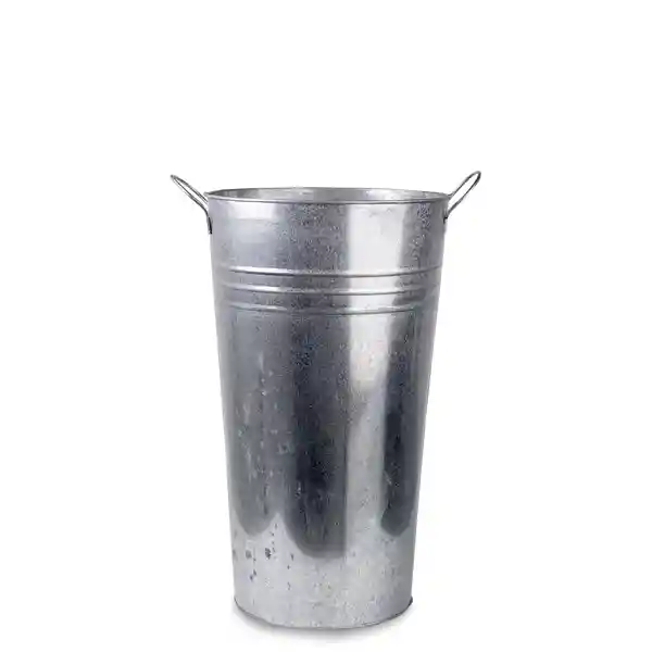 Balde Galvanizado 25 x 45 cm Ambiente Gourmet