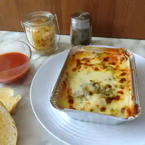 Lasagna Pollo y Champiñones