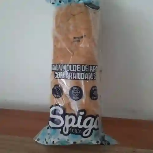 Pan Molde Arroz y Arandanos Spiga 380gr