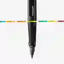 Lamy Estilógrafo Safari Negro Anillo Multicolor
