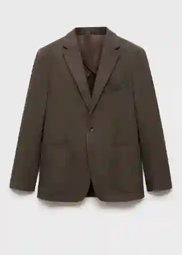 Blazer Americana Molina Khaki Talla 50 Hombre Mango