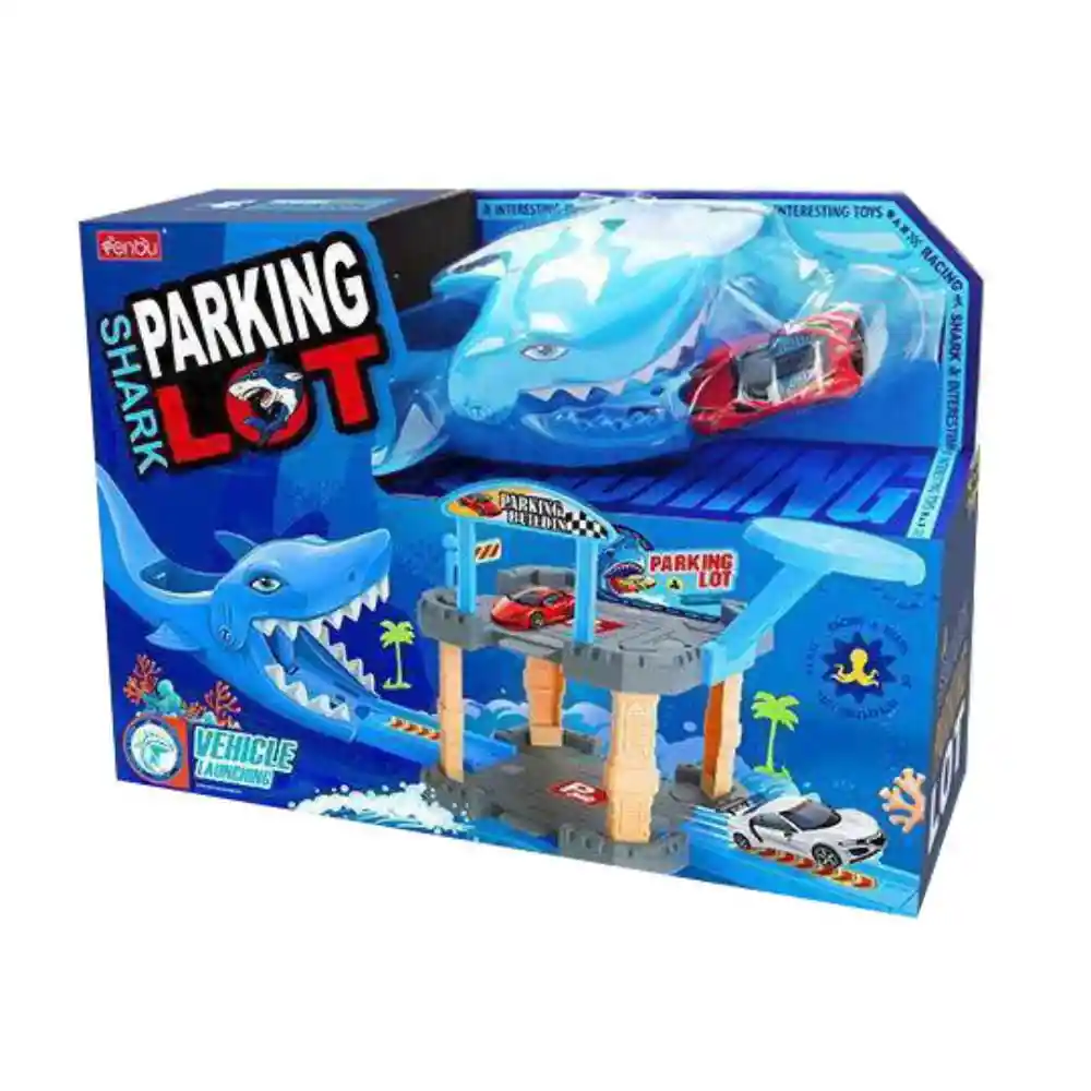 Pista Boing Toys Lanzador Tiburon C/1 Carro