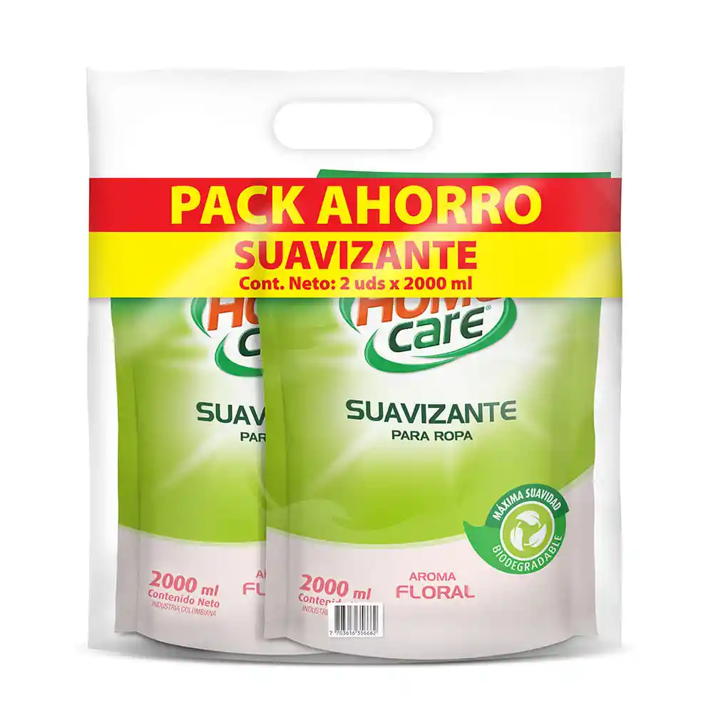 Suavizante Home Care Aroma Floral Doypack 2 Und