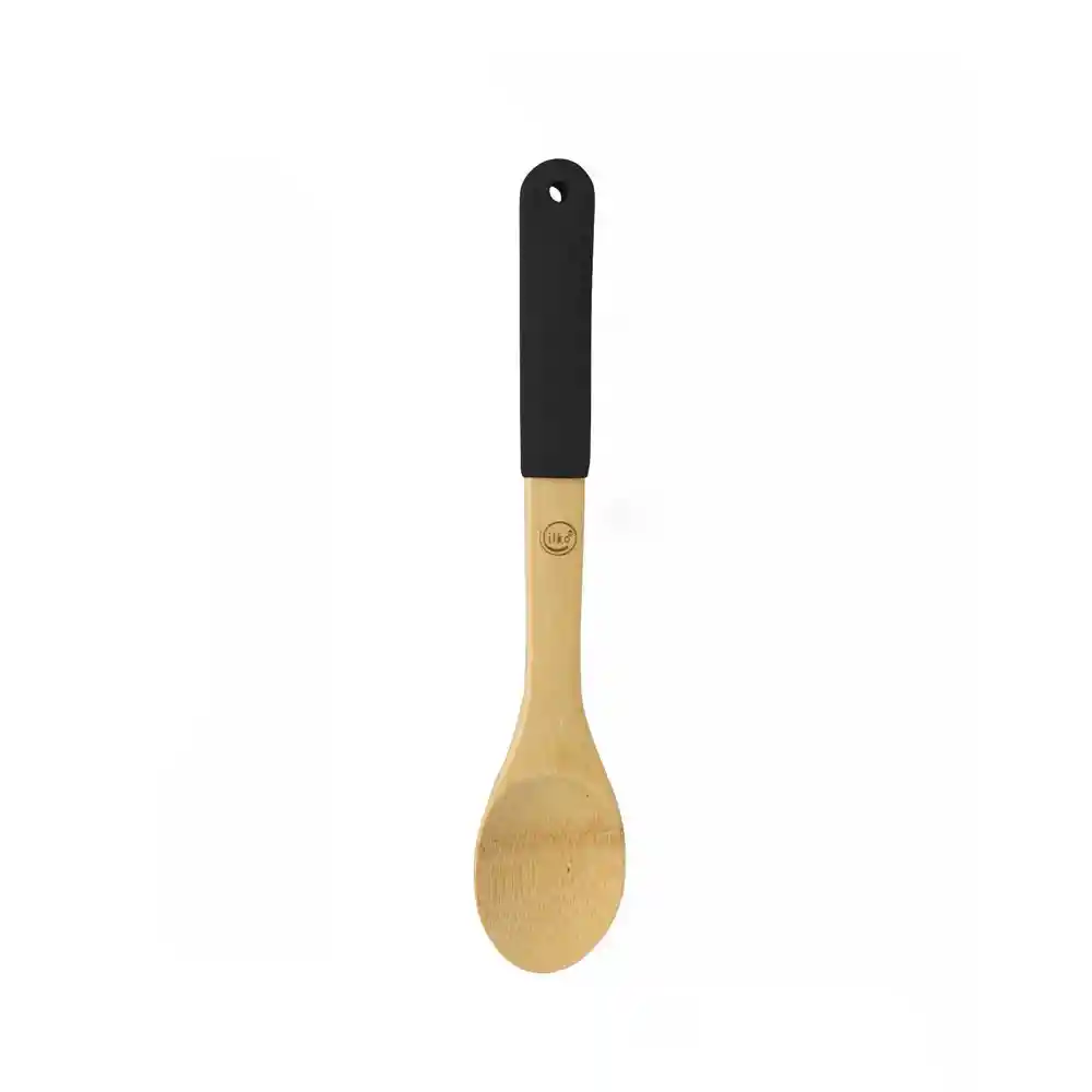 Cuchara Lisa Bambu Silicona Negra Ilko 1227674