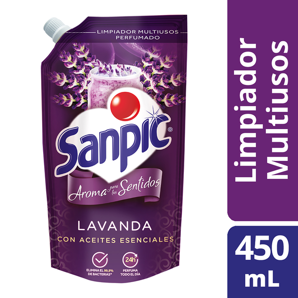Sanpic Limpia Pisos Lavanda 450 ml