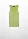 Top Klan Verde Talla S Mujer Mango