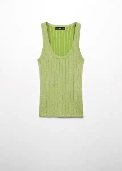 Top Klan Verde Talla S Mujer Mango