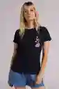 Camiseta Manga Corta Standard Fit Bird Of Paradise Mujer