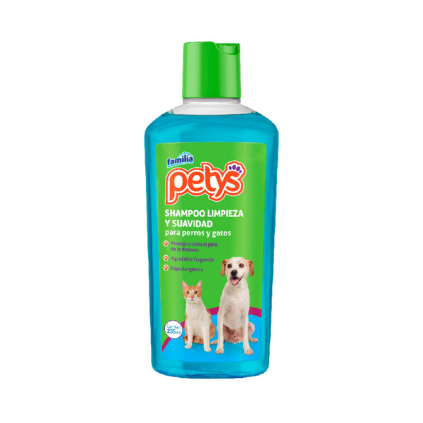 Petys Shampoo para Perro Limpieza y Suavidad 235 ml