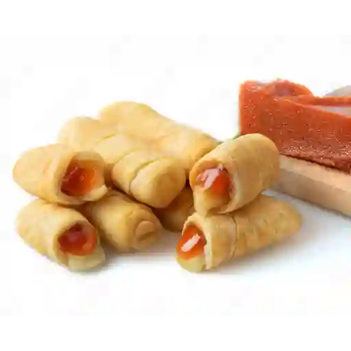 Tequeños de queso con bocadillo