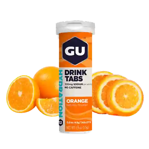 Gu Pastillas Hidratantes con Sabor a Naranja 