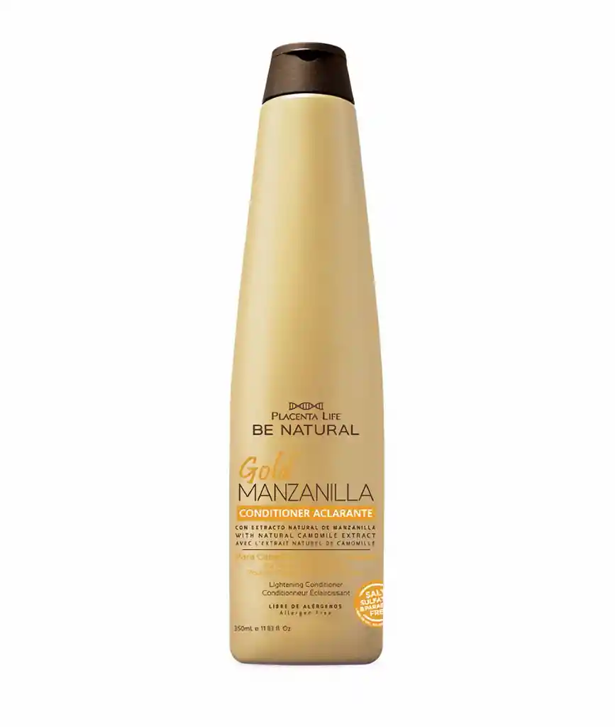 Be Natural Acondicionador Gold Manzanilla X350 Ml -
