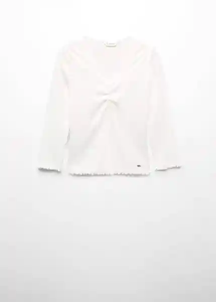 Camiseta Paris Offwhite Talla 18 Niñas Mango