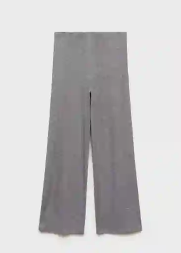 Pantalón Capito Gris Talla L Mujer Mango