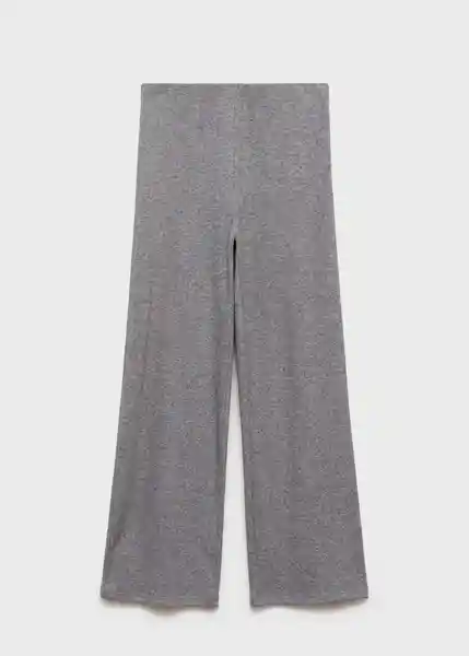 Pantalón Capito Gris Talla L Mujer Mango