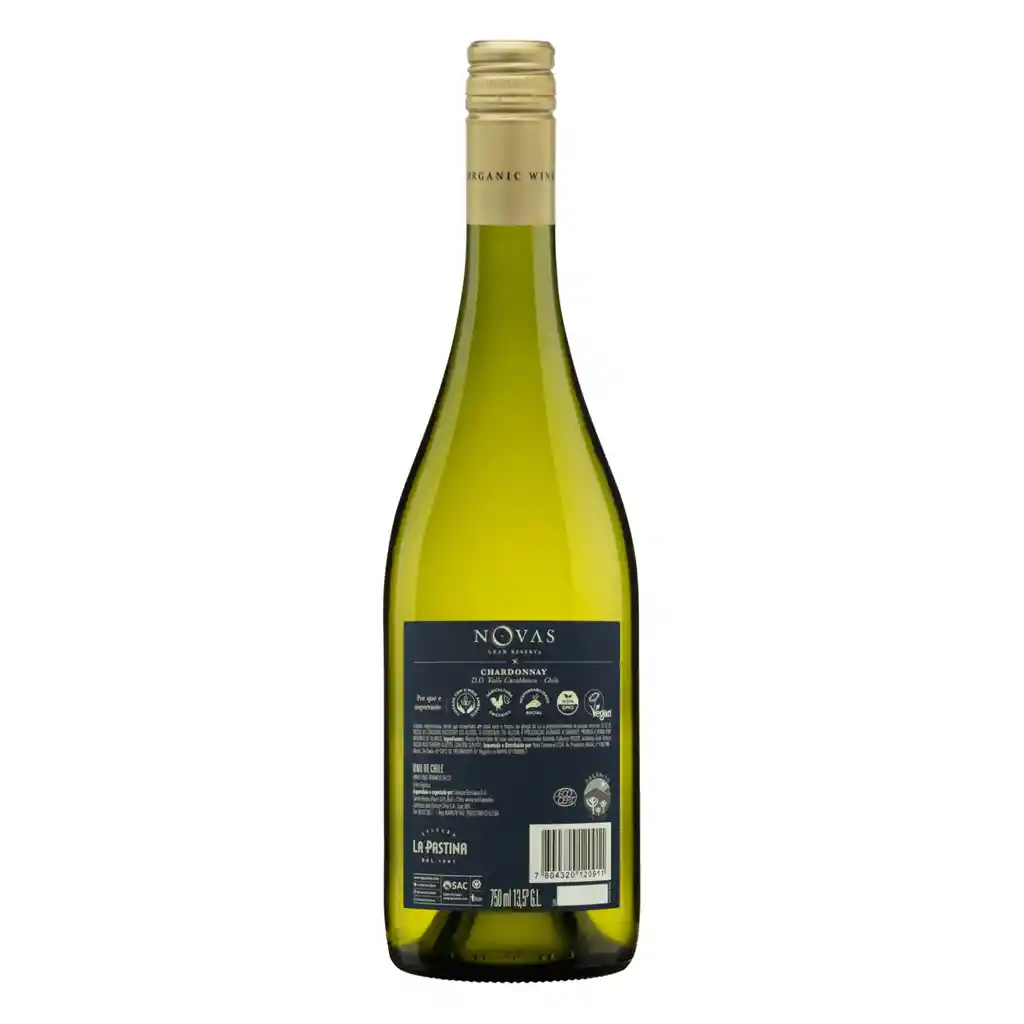 Novas Vino Blanco Gran Reserva Chardonnay