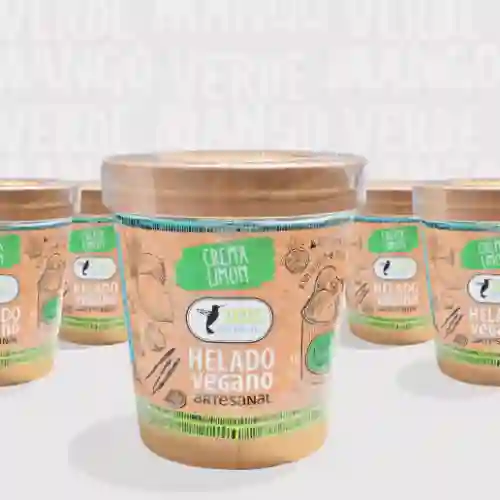Pote Helado Vegano Crema Limon